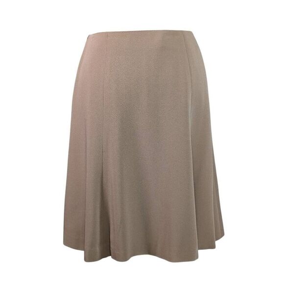 Giorgio Armani Le Collezioni US 10 IT 44 M Tan Skirt Suit Vintage 90s Does 70s - Picture 8 of 10